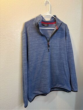 Avalanche Men’s Blue Quarter Zip Sweater